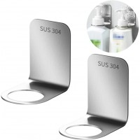 Stainless steel shower hand soap bottle hanging holder wall mounted shampoo hook hooks for hanging